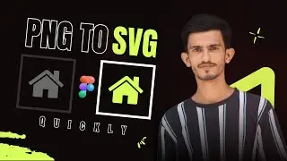 How to Convert Png to Svg Icon | Figma Ui/Ux Design Tutorial