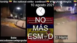 Protestas Colombia 10 agosto D1ctadura n4rcop4ram1litar #10A  #SOSColombia #CIDH #HRW