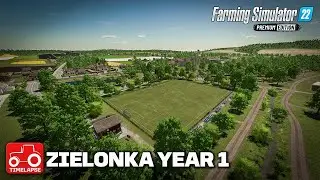 OUR FIRST YEAR IN FULL!! FS22 Timelapse Zielonka Supercut Year 1 Ep 1-5