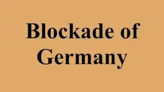 Blockade of Germany