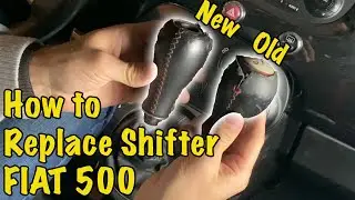 How to Remove and Install a Shift Knob on FIAT 500 Abarth