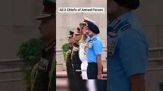 3 different Salutes 3 different Forces || IAF Day | #indianarmy #iaf #indiannavy #salute #cds #army