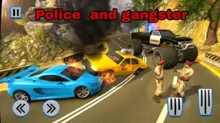 Police truck gangster car chase fame game