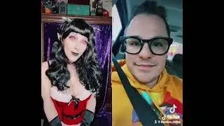 Jessica Felice 04 Krampus Christmas Pinup Duet! Holiday Makeup #Costume #Cosplay: SuperFan Hype