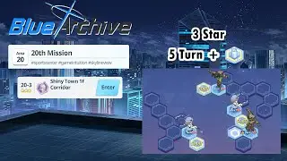 Blue Archive Global - Story Stage Hard 20-3 (3 Star & 5 Turn Clear) + Pyro Box