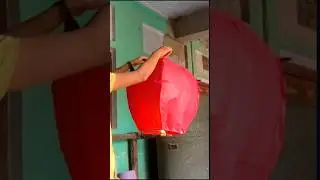 How to make sky lantern at Home
