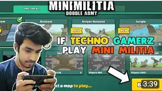 DA2 |IF Techno Gamerz Play Mini militia | What WillHappen Think About it