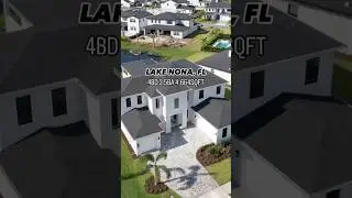 NEW CONSTRUCTION LUXURY HOME IN LAKE NONA, FL ☀️ #movingtoorlando #luxuryhomes #orlandovacationhomes