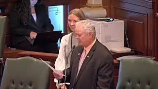 Rep. Swanson introduces page-for-the-day Evelyn Wilbur