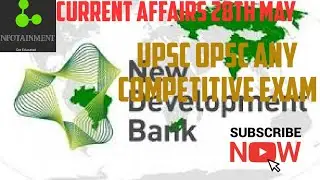 #CurrentAffairs 28th May, #ImportantDay, #KheloIndia, #AskPAi, #NewDevelopmentBank, #WorldGoldReport