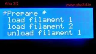 Loading the filament in Aha3D ProtoCentre 999 3D-Printer