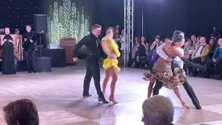 Andrew Escolme & Asta Sigvaldaddotir American Rhythm Cha-Cha at Windy City 2023