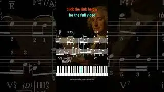 Bach Badinerie Sheet Music Harmonic Analysis (2nd section Preview)