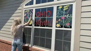 Central Ohio artists brighten up the windows of independent living communities