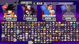 Smash Bros Universe: CPU Team Battles
