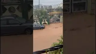 Flood like situations in Muthi, Heavy rainfall in Jammu 24 August 2025 #weatherimpact #floods