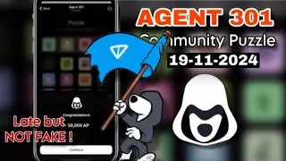 Agent 301 - 19/11/2024 Puzzle today | Community Puzzle Agent 301 solved [No Fake Tasks]