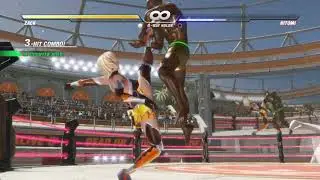 DEAD OR ALIVE 6 Zack stomps Sakura Igawa