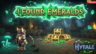EMERALD on DAY 1?! 😱 First Mining in Hytale - Part 3