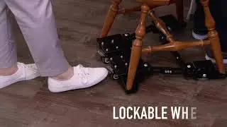Chair Caddie - Turn, Roll, and Brake for Safety