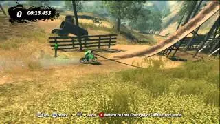 Trials Evolution - Walk in the Park - Beginner Level DownHill Dominator - HD Gameplay