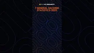 7 general hacking statistics 2023 #cybersecurity #security #awareness #hacking #shorts