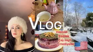 VLOG/Amerika da Hastalandım,&Ouml;zel &ccedil;ay,Hatay sofrası,Ufak hediyeler ,Alışveriş #amerikavlog #vlog