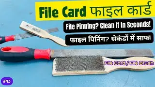 File Card Pinning Removal | How to Clean a File Tool | Workshop Practical