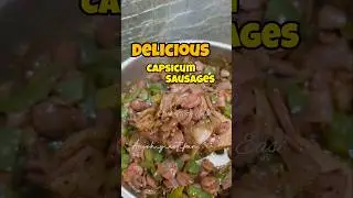 Sausages Capsicum #shorts #cookwithease