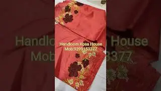 cross stitch kosa sarees in colours#kosa#sareelove