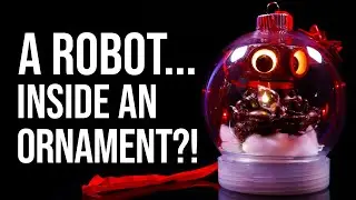 This Tiny Robot Made From Garbage Has a Magical Christmas Secret