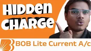 ⚠️ Hidden Charge Of BOB Current lite A/C