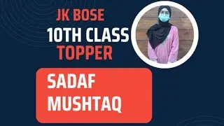 Sadaf Mushtaq JKBOSE Class 10th Topper at RISE | RISE - Best Institute for JEE & NEET