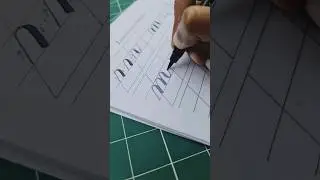 Brush Pen Bliss: Embark on a Journey of Calligraphic Mastery #calligraphy #shorts