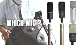 Handpan Mic Comparison | NEUMANN U87Ai | AKG C451 | C414 XLS | AT2020 | AT4040 | Rode NT5