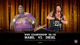 WWE 2K24 - Mabel vs Diesel - WWF World Heavyweight Championship - Summerslam 1995 | PS5