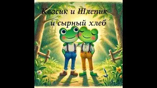Сказка Лягушата Квасик и Шлепик и сырный хлеб.
