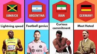 Human World Records From Different Countries