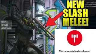 NSFWarframe has been banned! Double Slash Melee Slaytra!