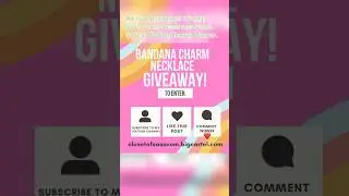 DIY Bandana New Year Giveaway/By Closet of SaSS