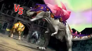 Chomp,Ace,Tank,Terry And Spiny Vs Gigas | Dinosaur King (2009)