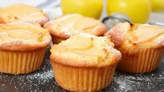 Soft and Fluffy Apple Muffins | Easy Homemade Recipe