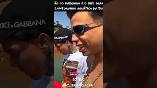 Rea&ccedil;&atilde;o do kabrinha e o biel drak ao Ver a Lamborghini aqu&aacute;tica do Buzeira