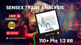 Sensex Trade Setup Explained | Day 17 | 1:2 RR | 110 Points Target Hit | Post Market Analysis