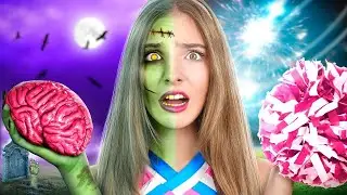 चीयरलीडर ज़ोंबी बन गई! मॉन्स्टर्स स्कूल में पॉपुलर कैसे बनें