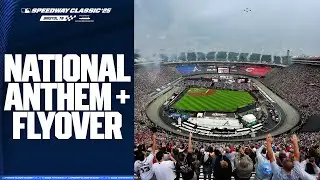 SPEEDWAY CLASSIC: National Anthem and flyover! ✈️