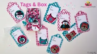 Набор зимних бирок от MyScrapChick