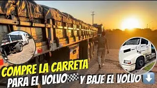 LLEGO LA CARRETA PARA EL VOLVO LA ESTRENAMOS CON CARGA PARA 🇦🇷Y LE DIMOS AMOR AL VOLVO 😍🏁⬇️