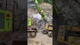 With the help of rock drill and splitter, hard rock mining is no longer a problem  #rocksplitter