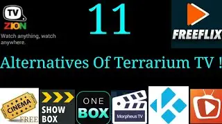 11 best alternatives of terrarium TV for firetvstick and android app with link in description.